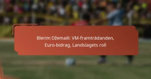 Blerim Džemaili: VM-framträdanden, Euro-bidrag, Landslagets roll